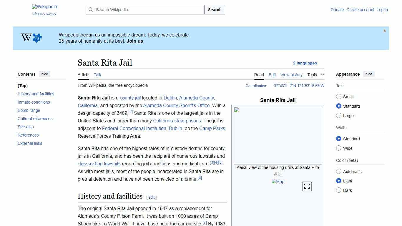 Santa Rita Jail - Wikipedia